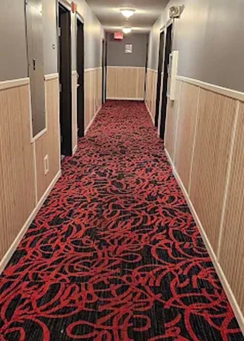 Modern suite with lounge area